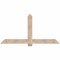 Ekena Millwork Eugene Smooth Timber Gable Bracket, Douglas Fir, 72"W x 36"H x 1 1/2"D x 5 1/2"F, 12/12 Pitch GBW072X36X0206EUG00SDF - alternate 1